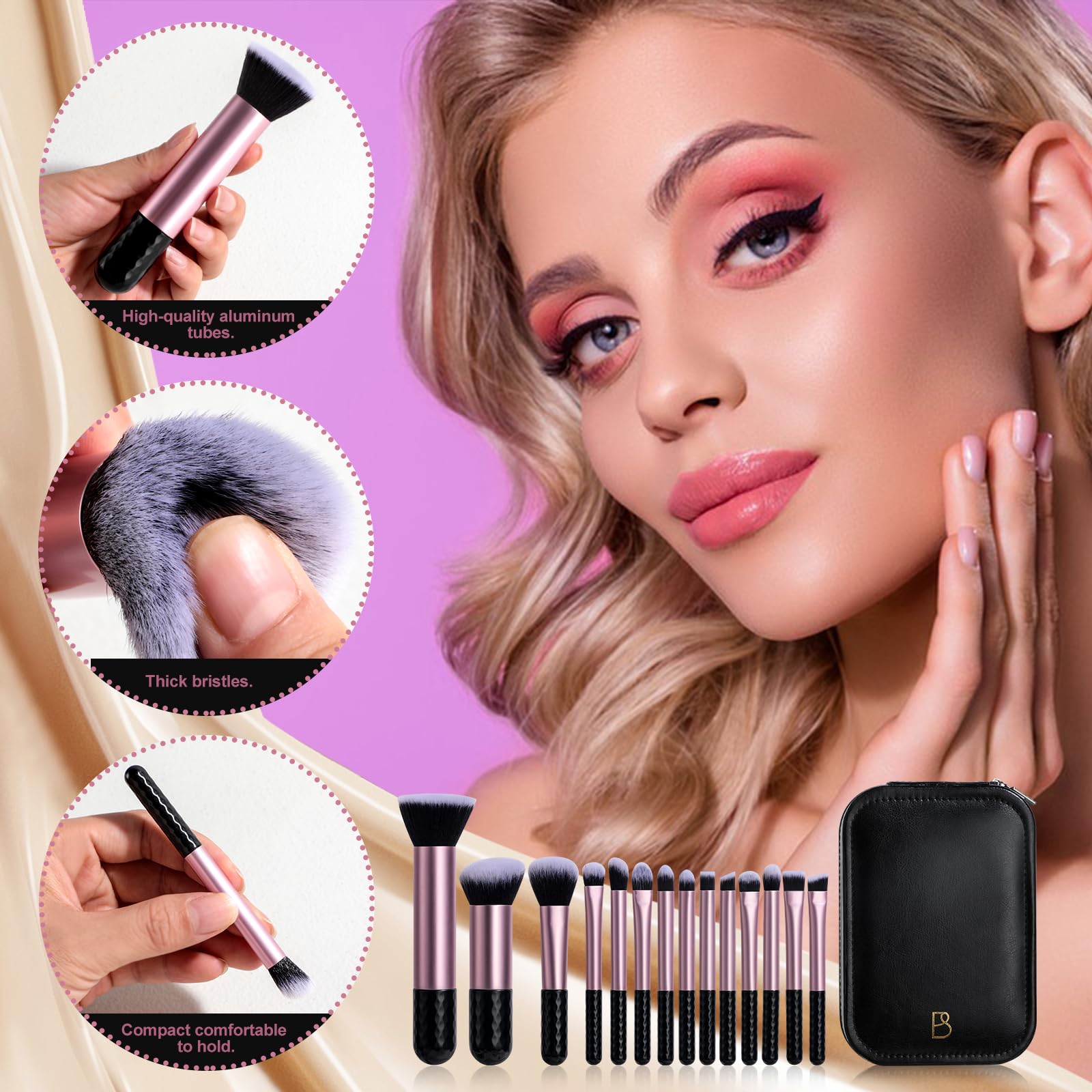 BS-MALL kit profesional para rutinas de maquillaje en casa