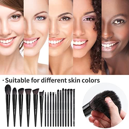 BS-MALL pinceles para sombras de ojos con transiciones suaves
