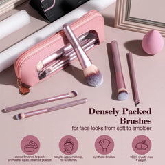 Brocha BS-MALL para sombras de ojos, difuminado suave y definido.