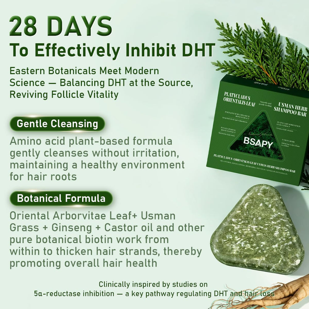 BSAPY barra con polygonum: bloquea DHT naturalmente.