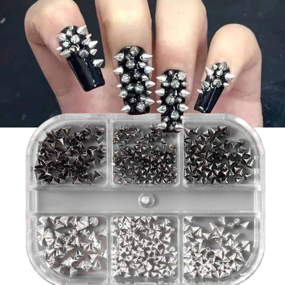 BSBTBZ 3D cono de acero para uñas, uso doméstico y profesional