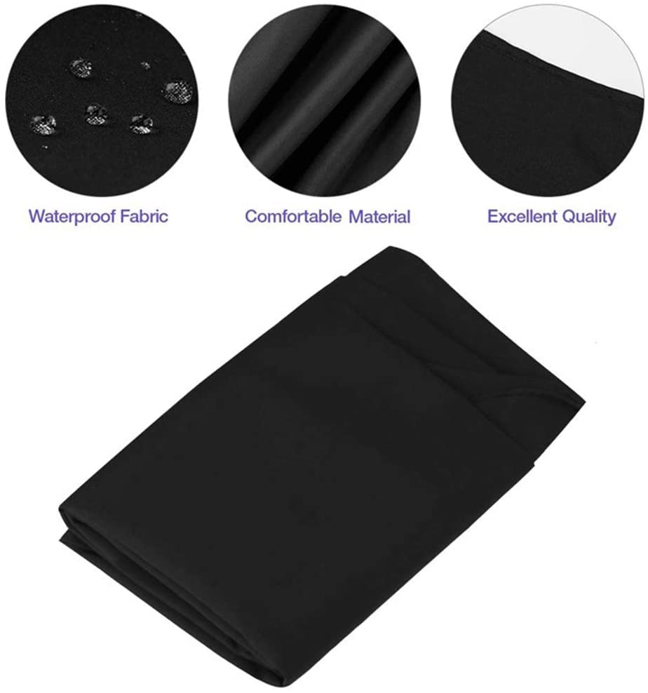 BSFHH capa de peluquería con cierre metálico y ajuste cómodo para cuello.