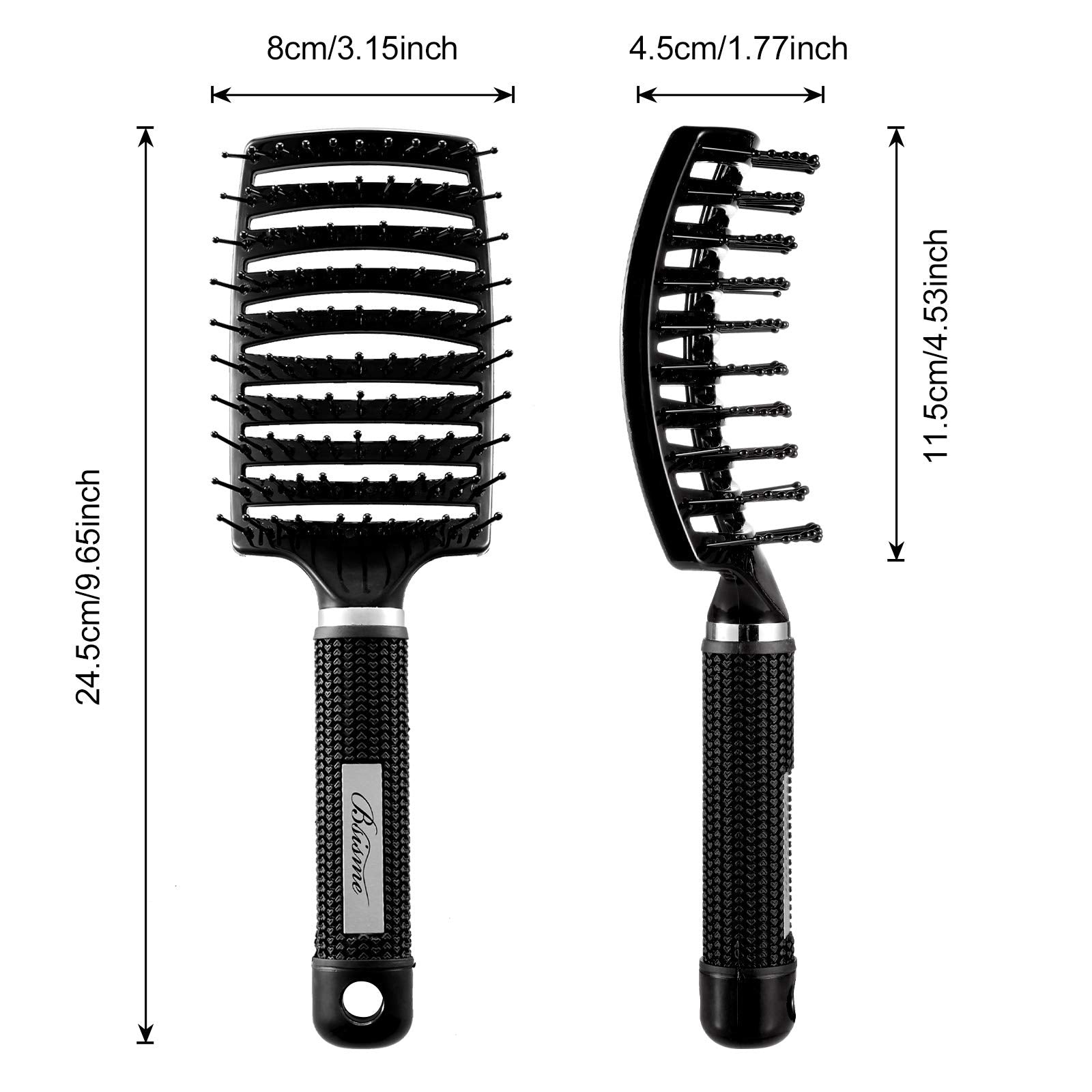 Bsisme conjunto de cepillos para cabello, ideal como regalo.