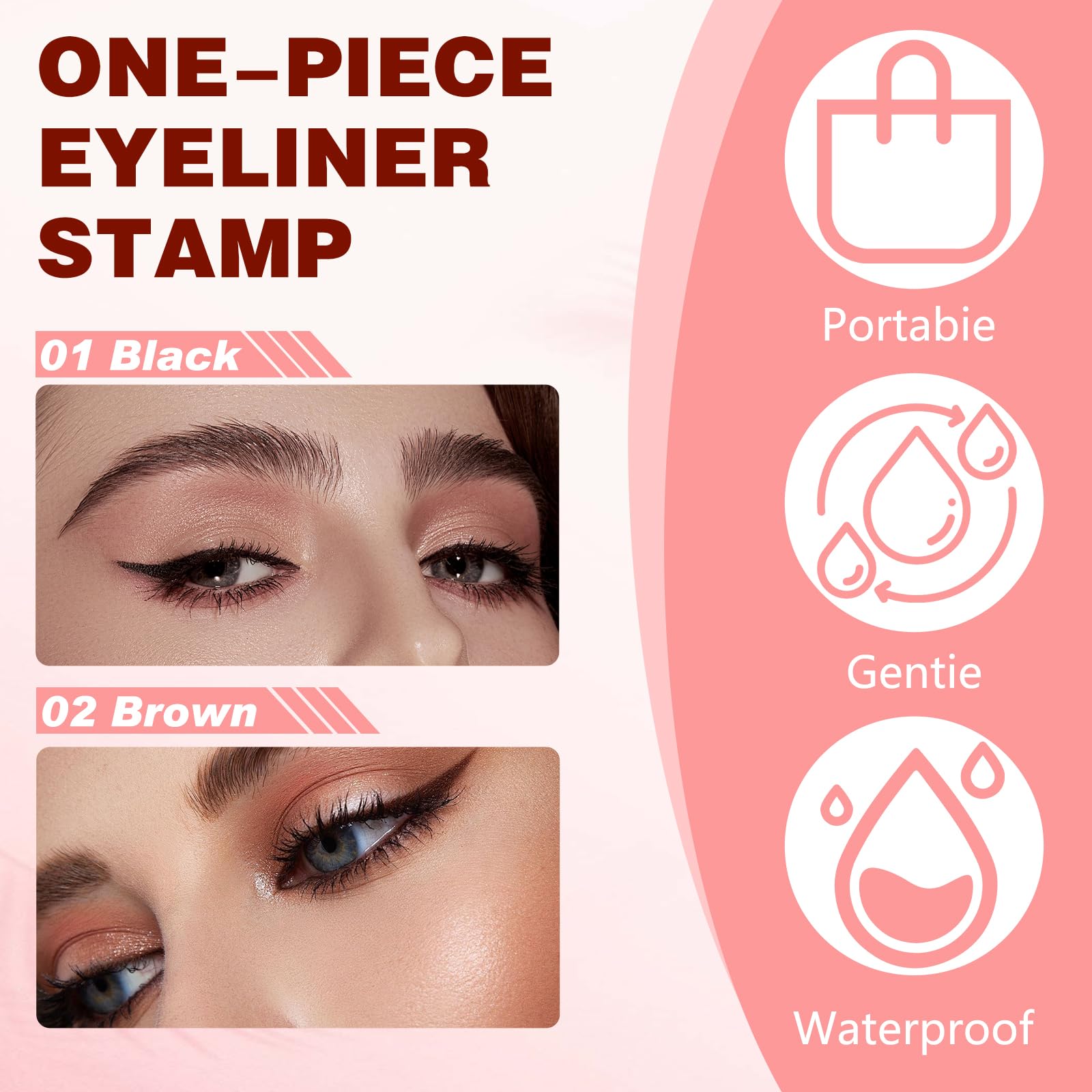 BSMAX delineador para ojos con alas wing definidas