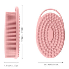 Bsofing esponja corporal silicona dorso-textura para estimular circulación.