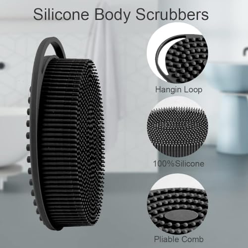 Bsofing esponja silicona espumosa genera abundante espuma para limpieza profunda.
