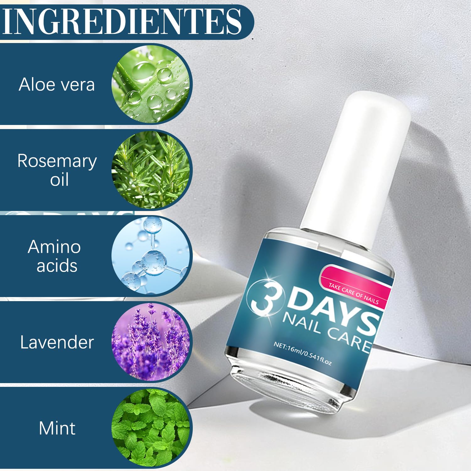 BSphinx Ingredientes Naturales: aloe, romero y lavanda para cuidado diario