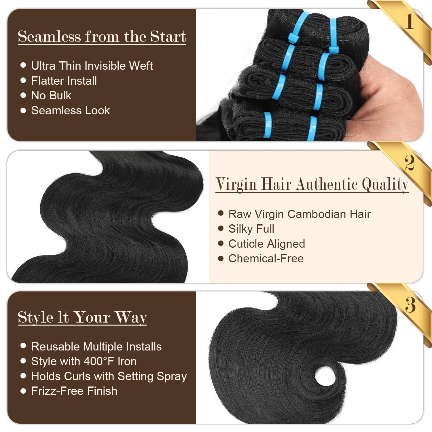 BSQQ ocasión bodas fiestas con cabello ondulado para look elegante