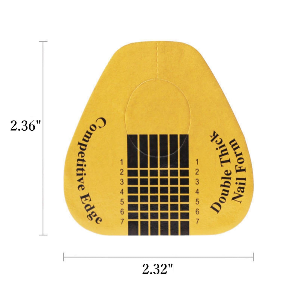 BTYMS formas de uñas herradura dorada para gel de construcción y extensiones duraderas.