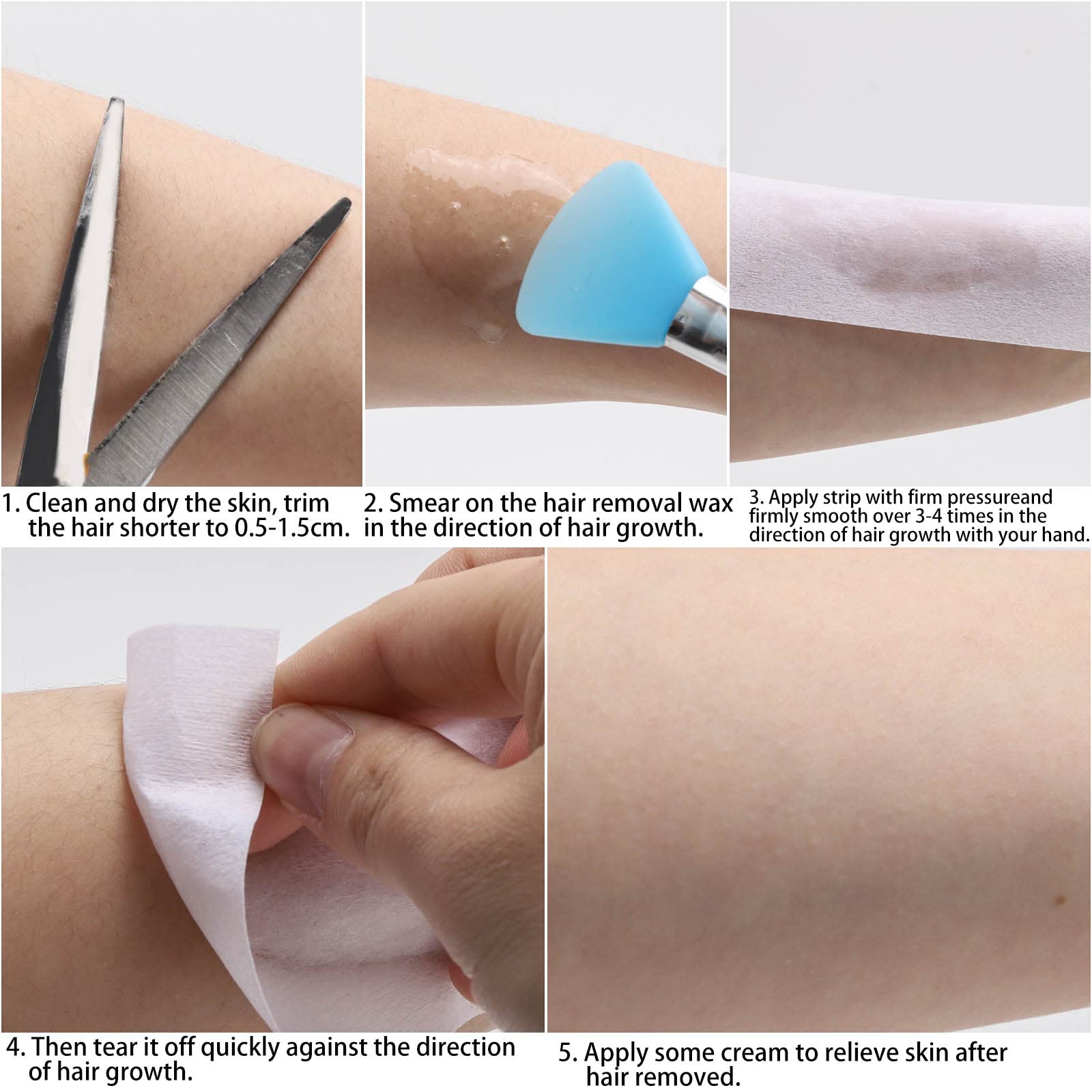 BTYMS material no tejido de estas tiras para depilación