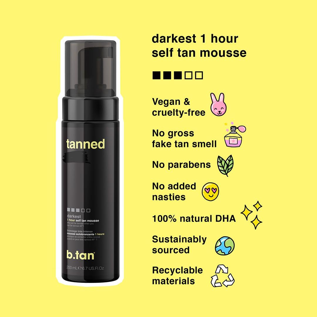 Guante aplicador de B.TAN para un acabado suave