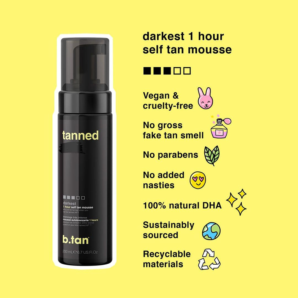 Guante aplicador de B.TAN para un acabado suave