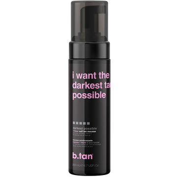 B.TAN Mousse bronceado Ultra Oscuro para un color intenso sin olor.