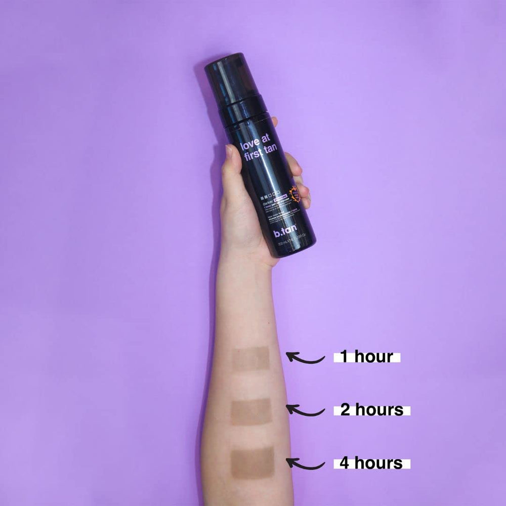 B.TAN Violet Envase de 6.7 oz para sesiones duraderas