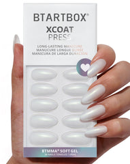 BTArtbox uñas en forma de almendra con brillo disco para un look glam duradero.