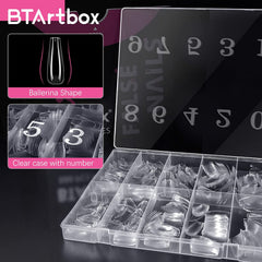 BTArtbox estuche práctico para almacenar uñas postizas y transportarlas con facilidad.
