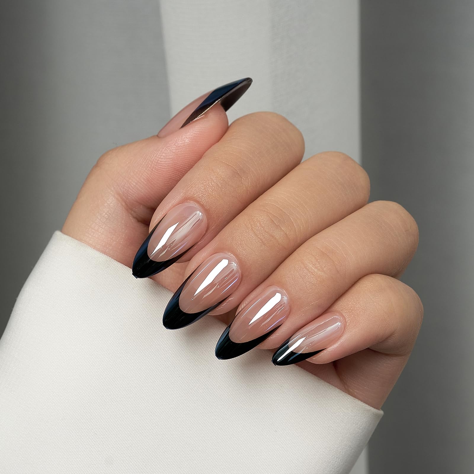 BTArtbox Conjunto de 30 uñas, quince tallas para ajuste perfecto.