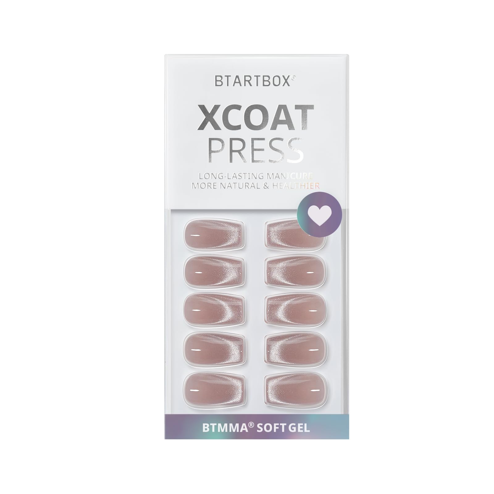 BTArtbox kit completo de uñas con pegamento y tapas, todo incluido
