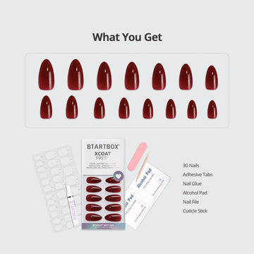 BTArtbox pegamento para uñas, kit de adherentes incluidos para fijación