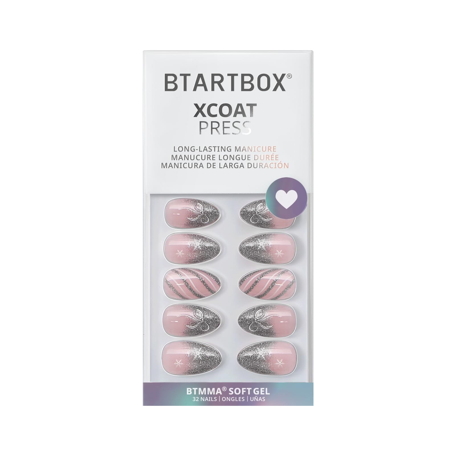 BTArtbox Sparkle Bow, acabado resistente para uso diario.