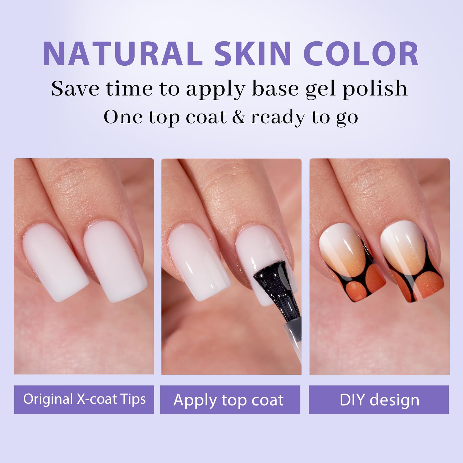 BTArtboxnails ajuste a uñas planas y curvas, forma natural.