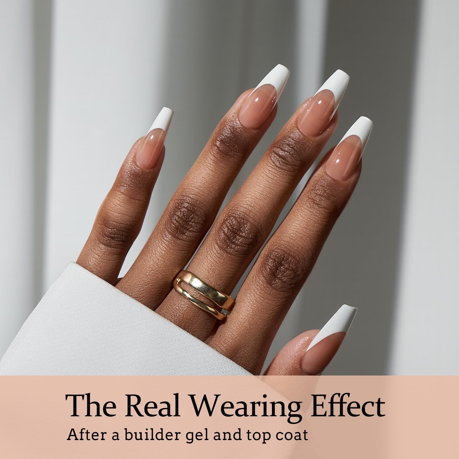 BTArtboxnails ongles en gel brun, contour net et finition lisse.