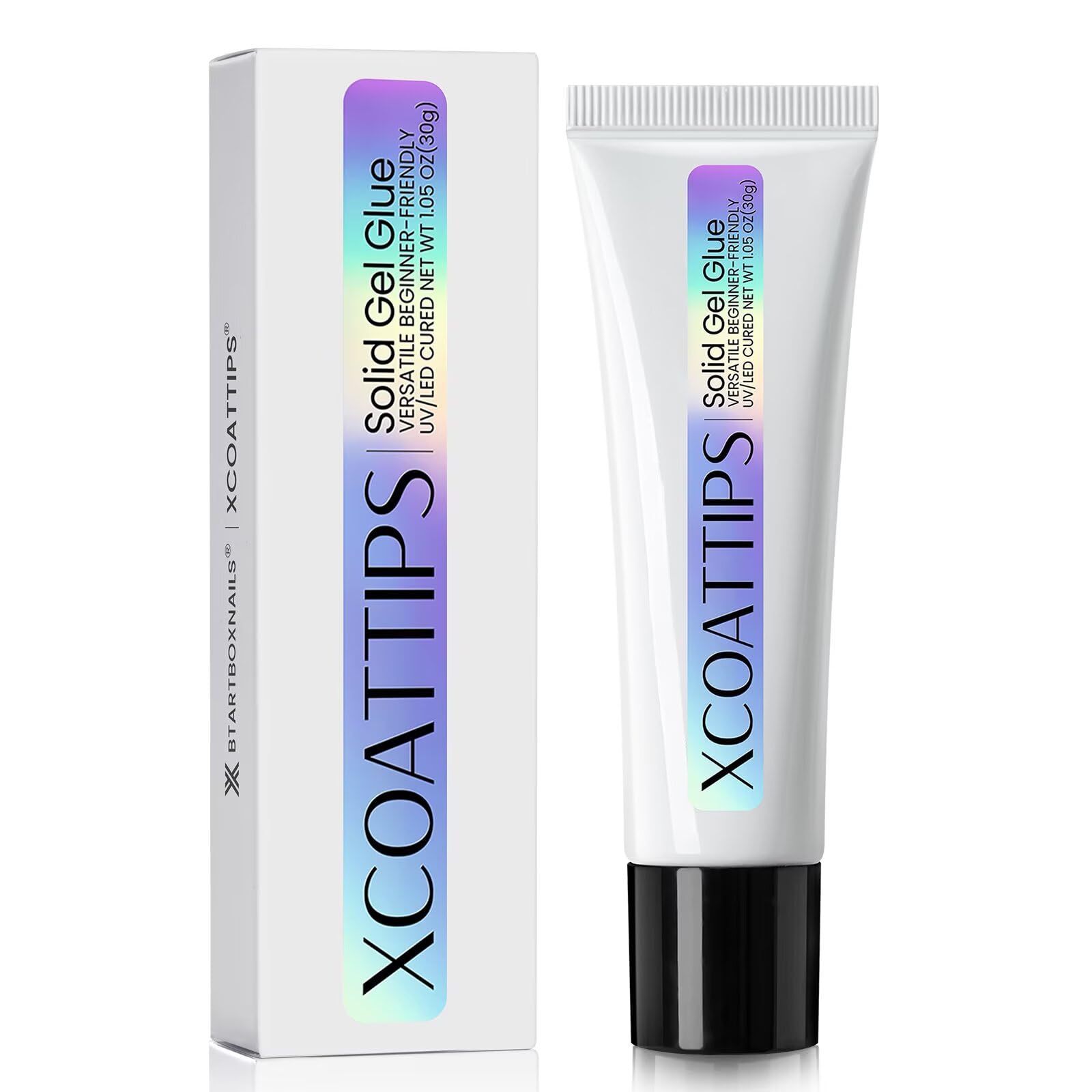 BTArtboxnails gel sólido 30 g, tubo de dosificación para evitar desperdicio.