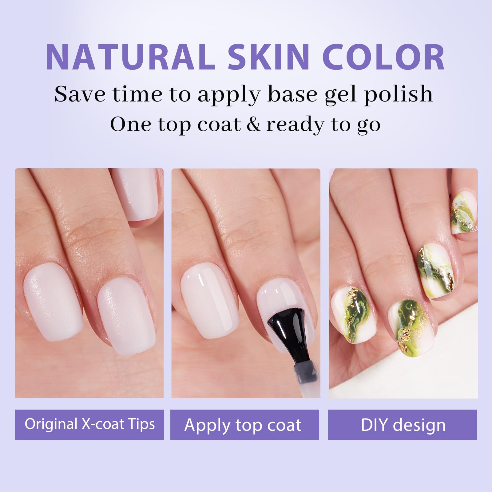 BTArtboxnails tips gel suaves para uñas planas y curvas