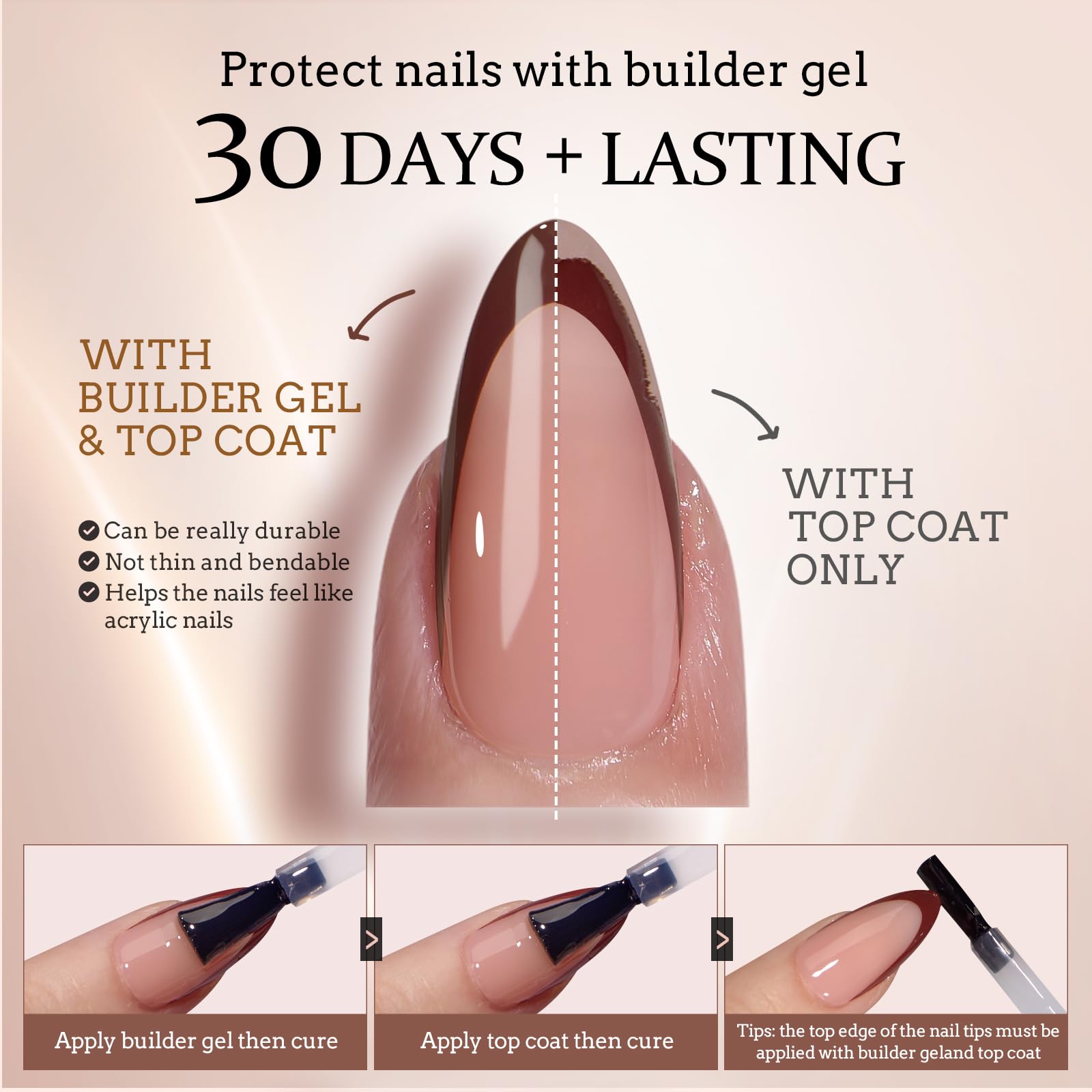 BTArtboxnails XCOATTIPS – gel doux et adaptable pour ongles
