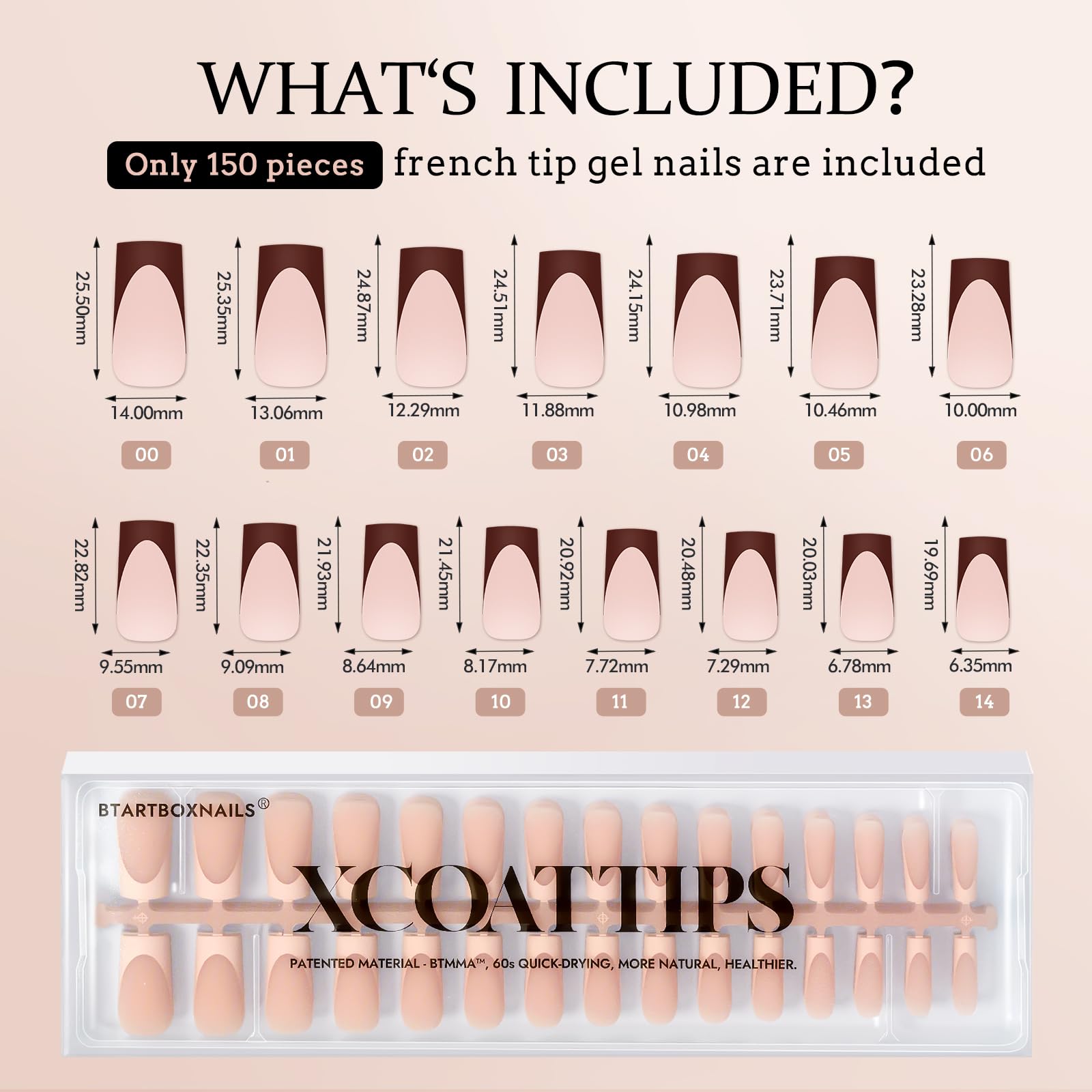 BTArtboxnails XCOATTIPS: diseño preaplicado para ahorrar tiempo.