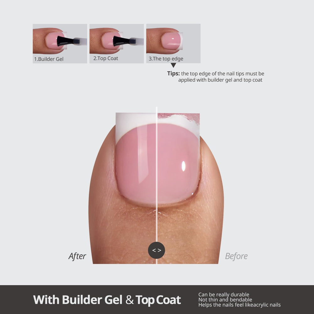 BTArtboxnails XCOATTIPS: estilo rosa natural para un look sutil