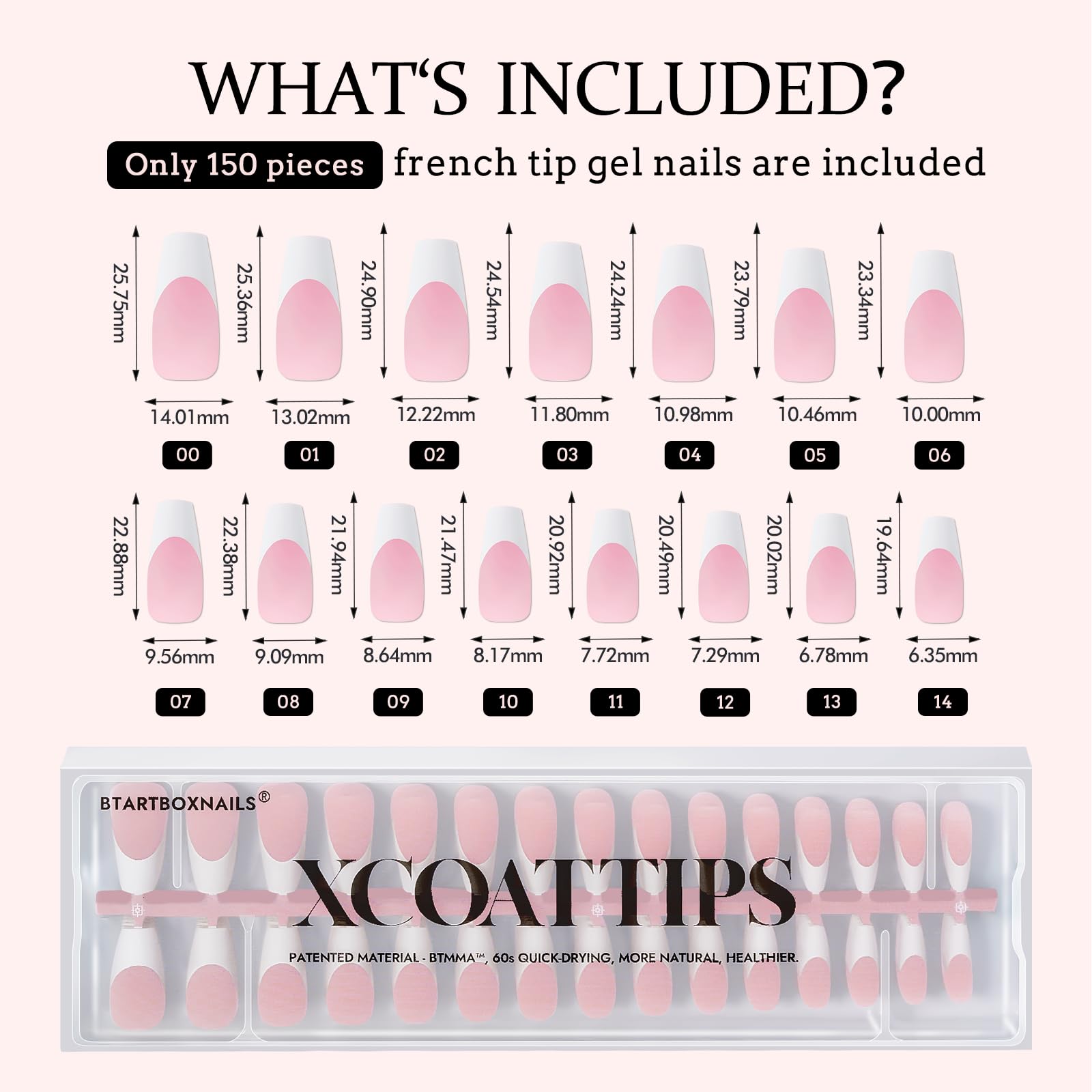 BTArtboxnails XCOATTIPS: finition brillante et confort sur chaque ongle