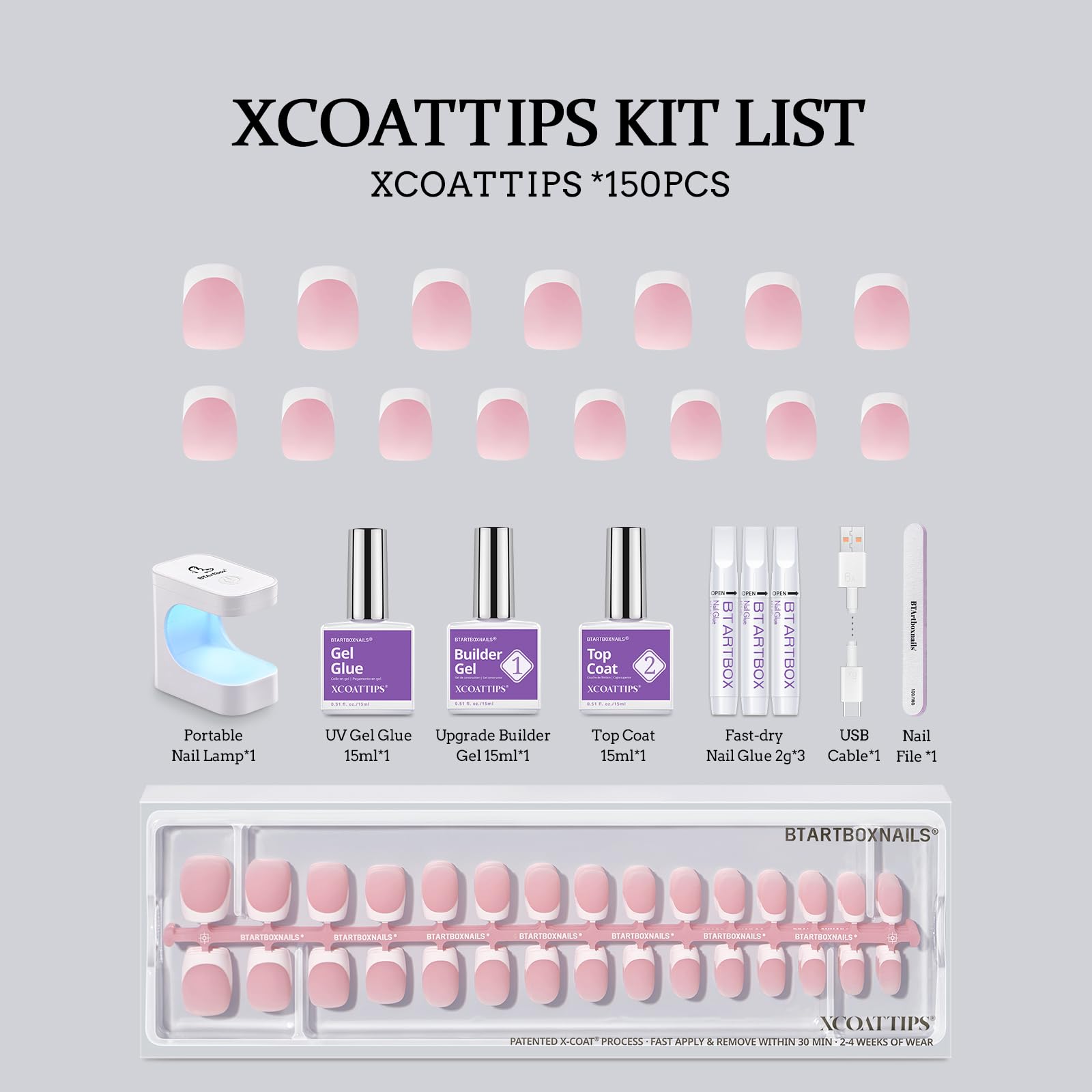 BTArtboxnails XCOATTIPS: guía de aplicación paso a paso para principiantes.