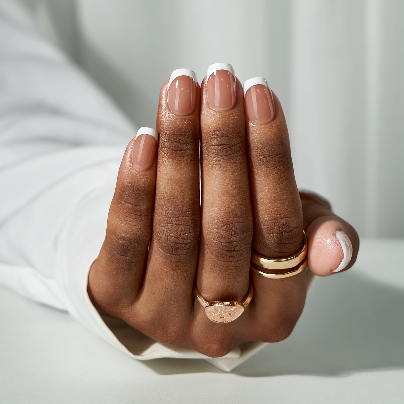 BTArtboxnails Frances punta marrón ombre, opción elegante para uso diario