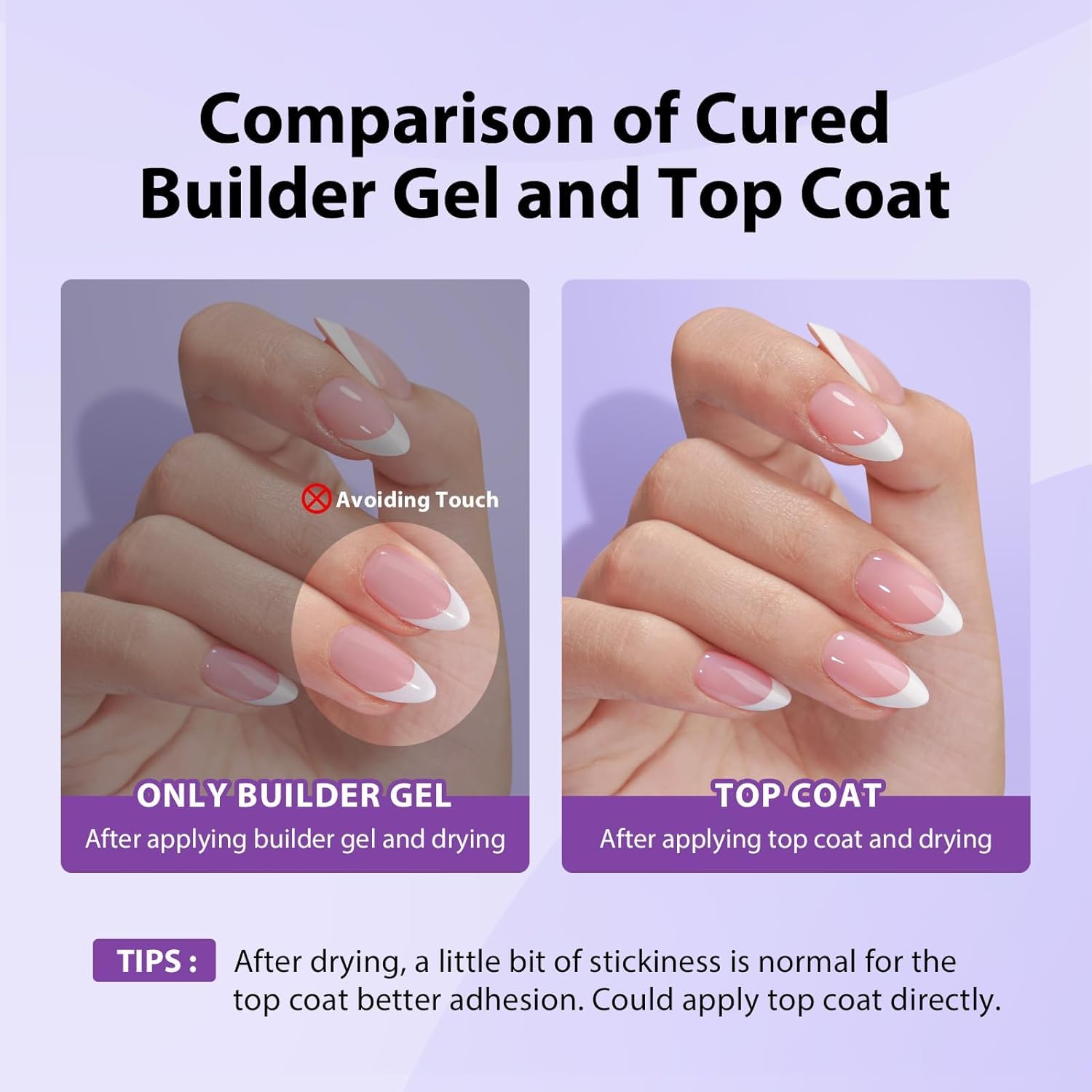 BTArtboxnails XCOATTIPS: top coat para frances con brillo duradero