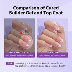 BTArtboxnails XCOATTIPS: top coat para frances con brillo duradero