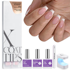 BTArtboxnails XCOATTIPS Francesas, tips para manicura elegante y rápida