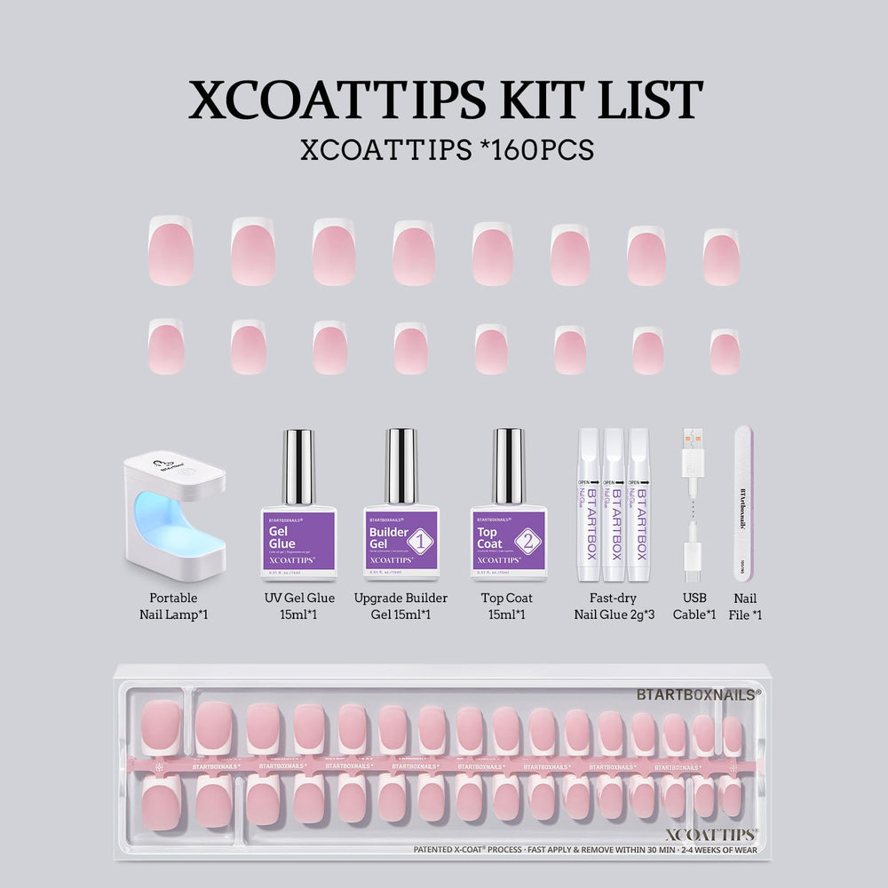 BTArtboxnails XCOATTIPS: gel suave y flexible para uñas