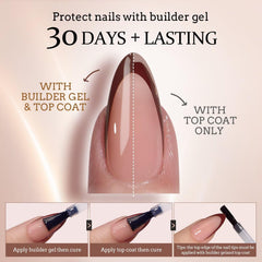 BTArtboxnails XCOATTIPS kit DIY Frances para manicura casera.