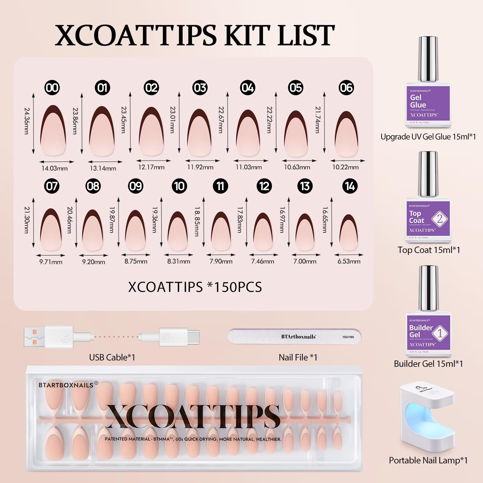 BTArtboxnails XCOATTIPS: lámpara para curado de uñas en casa