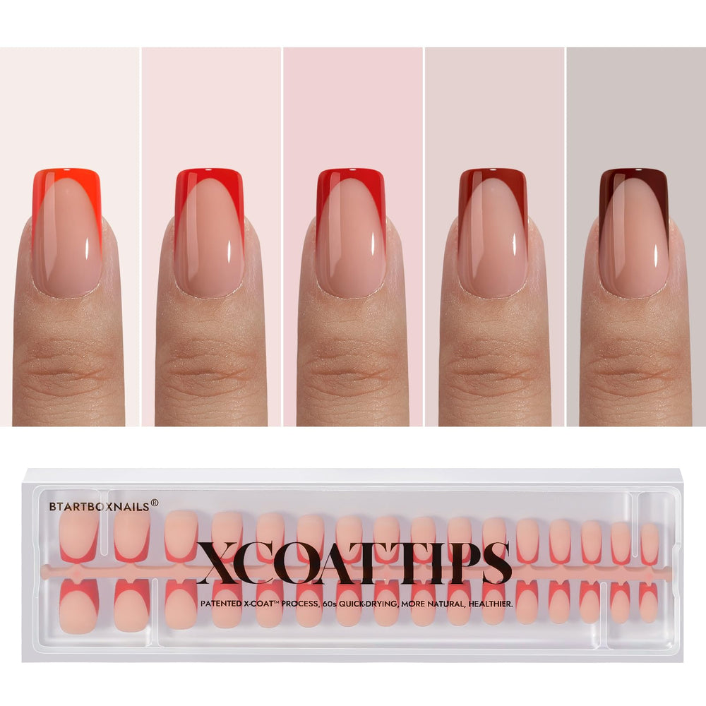 BTArtboxnails XCOATTIPS: paquet de 160 pieces a-poser pour ongles