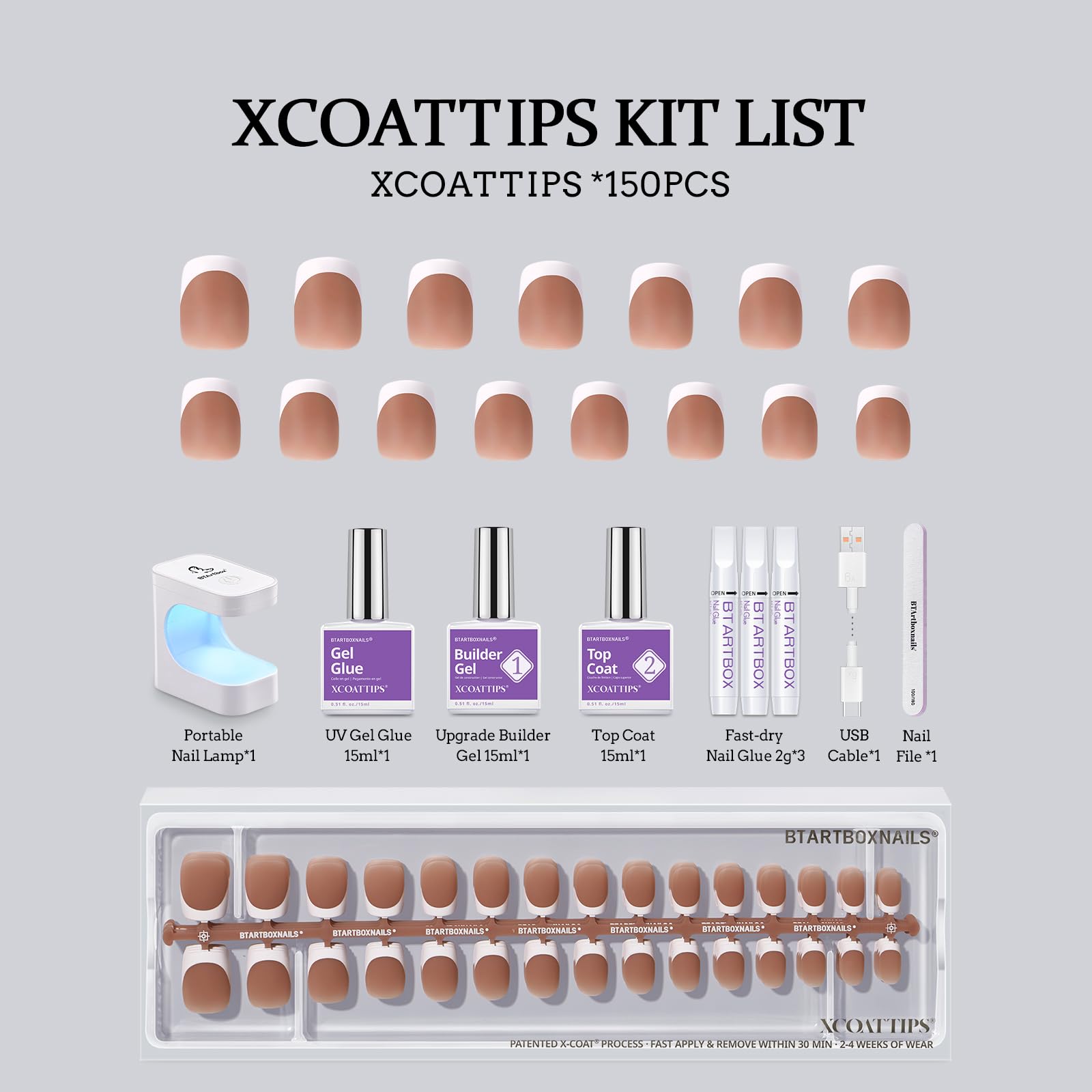 BTArtboxnails tecnología XCOAT ultravioleta, curado rápido y protección de gel