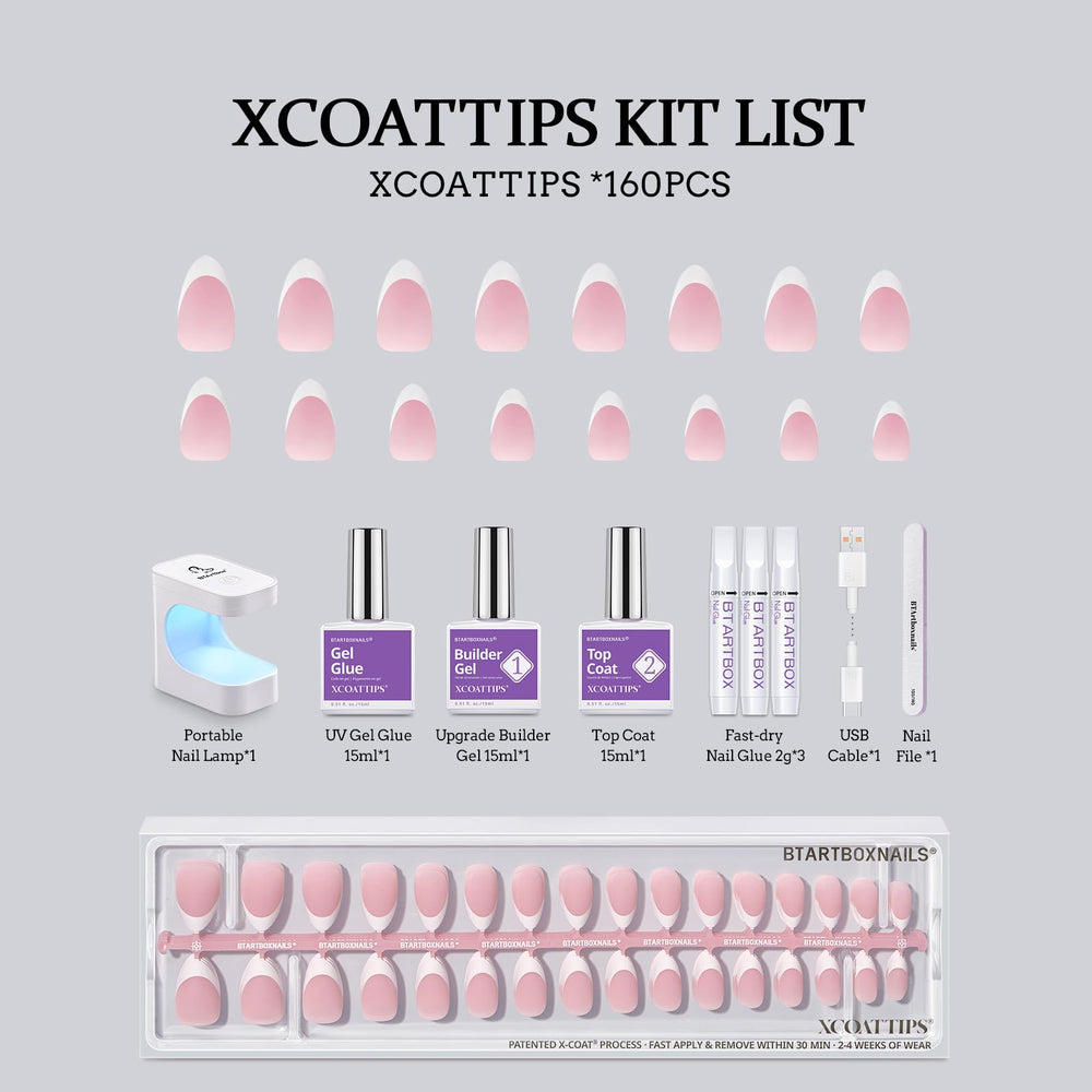 BTArtboxnails XCOATTIPS: duración de más de 30 días con cuidado.