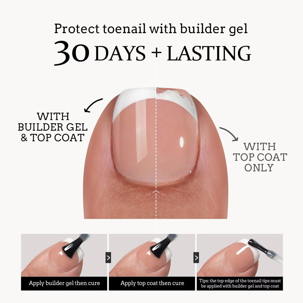 BTArtboxnails XCOATTIPS: uña frontal para dedo pulgar, opción cómoda y rápida.