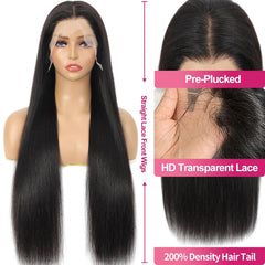 Peluca Btomar 13x6 frente encaje hd para estilo natural con volumen.