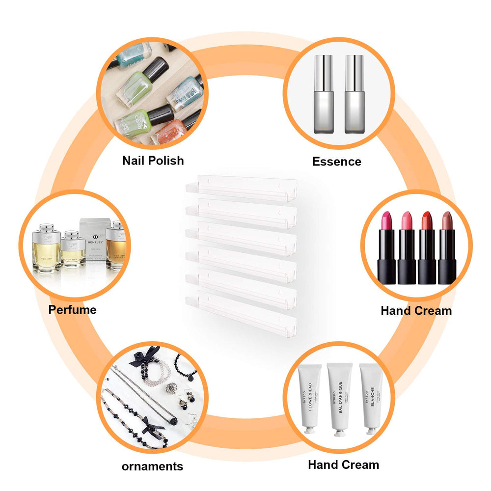 BTremary organizador de pared para esmaltes variados ahorra espacio