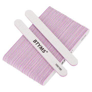 BTYMS l7: conjunto de 25 limas para manicura y pedicura versátil.