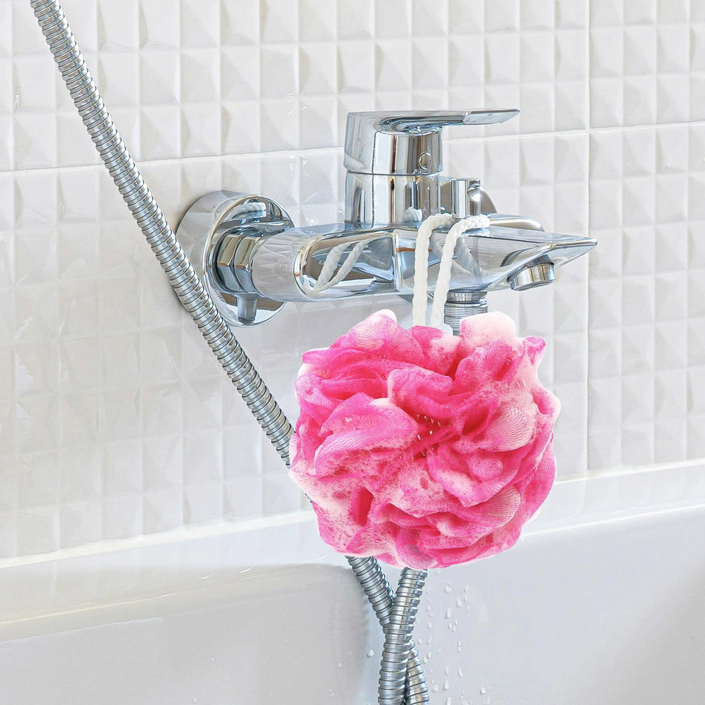 BTYMS esponja de ducha sellada al vacío, recupera forma tras uso.