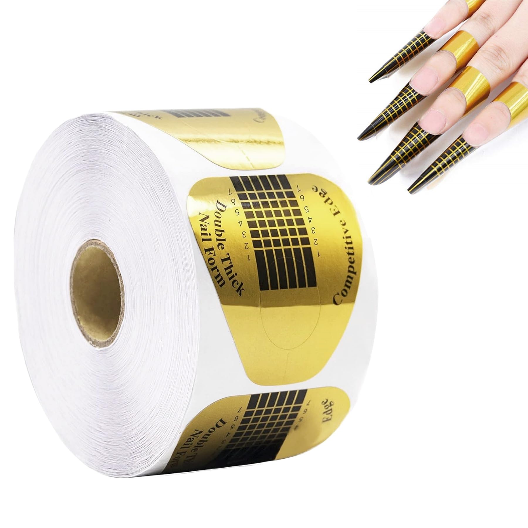 BTYMS Formas uñas herradura oro: guía clara para crear uñas con gel y acrílico.