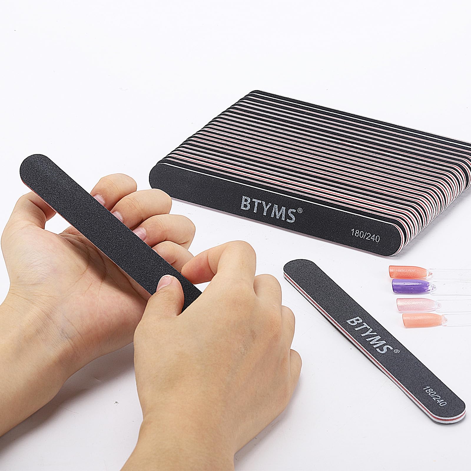BTYMS lija uñas fácil de limpiar y resistente al agua